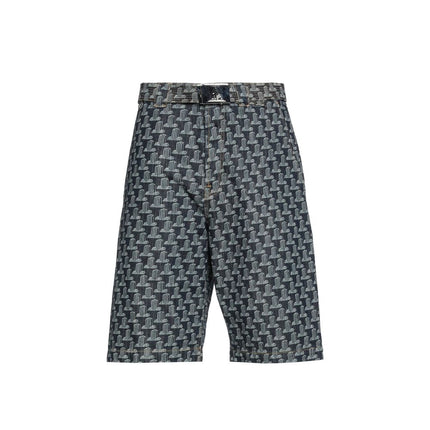 Lanvin Blue Cotton Shorts
