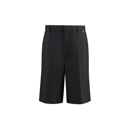 Gucci Black Polyester Bermuda Shorts