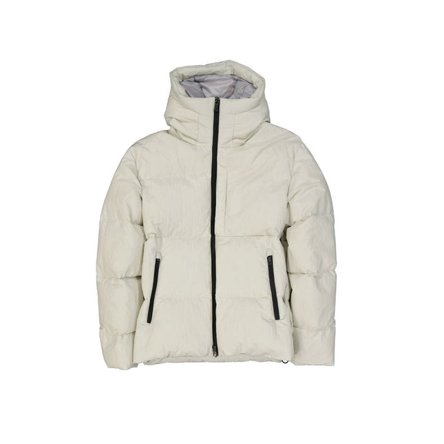 Herno White Polyamide Full-Length Jacket