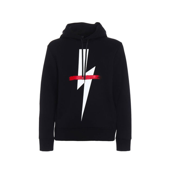 Neil Barrett Black Cotton Sweatshirt