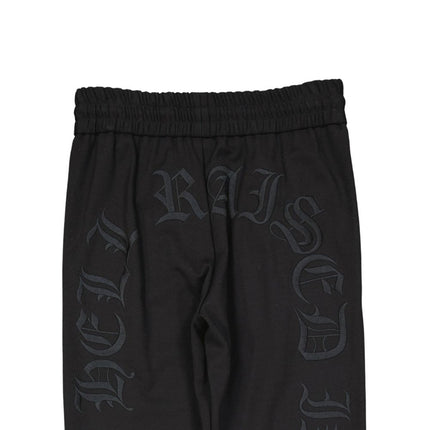 Philipp Plein Black Elastane Joggers (Workout Pants)