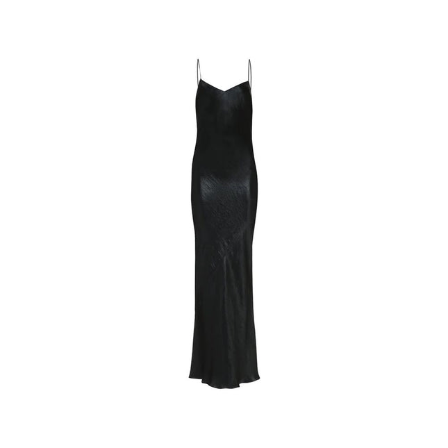 Saint Laurent Black Acetate Casual Dress
