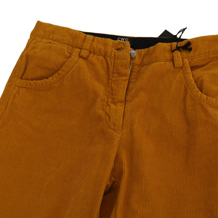 Costume National Orange High Waist Straight Trouser Pants