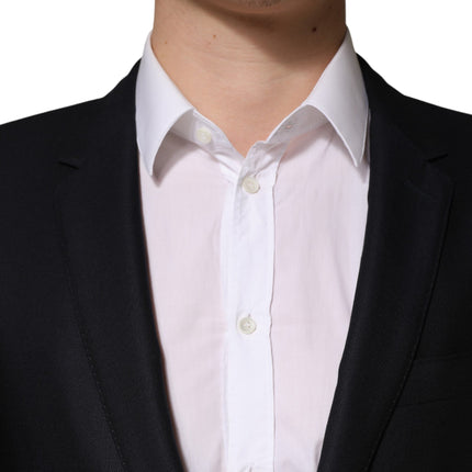 Dolce & Gabbana Black MARTINI Single Breasted Jacket Blazer