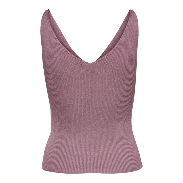 Jacqueline De Yong Purple Nylon Tank Tops