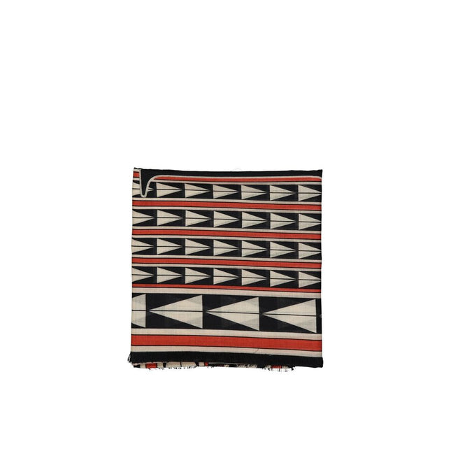 Lanvin Black Wool Foulard