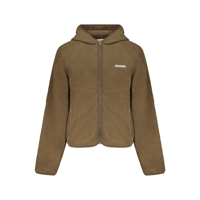 Guess Jeans Marrone Polyester Women Sweatshirt