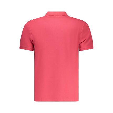 North Sails Red Cotton Men Polo Shirt