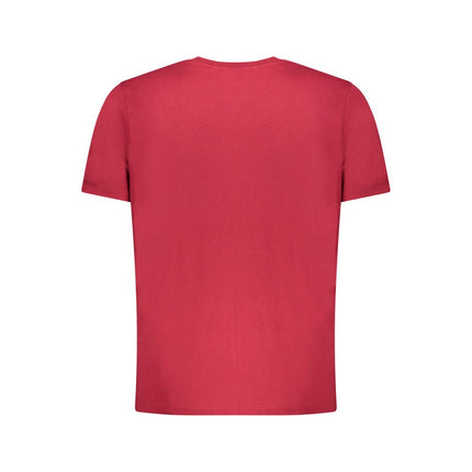 Pepe Jeans Red Cotton Men T-Shirt