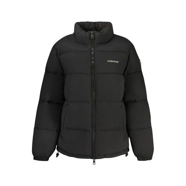 Guess Jeans Nero Polyester Woman Jacket