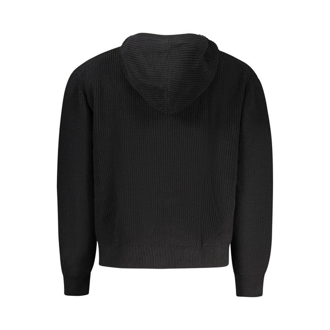 Guess Jeans Black Organic Cotton Men's Cardigan