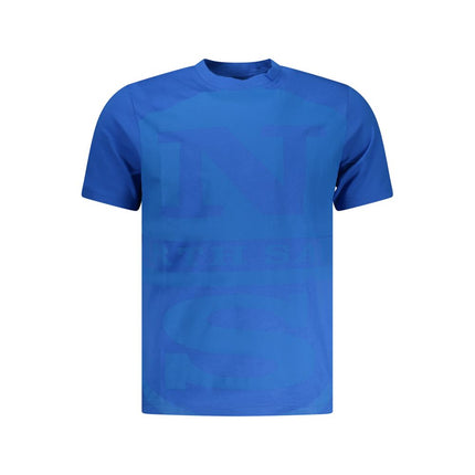 North Sails Blue Cotton Men T-Shirt
