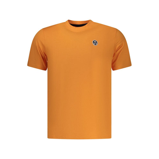 North Sails Arancione Cotton Mens T-Shirt