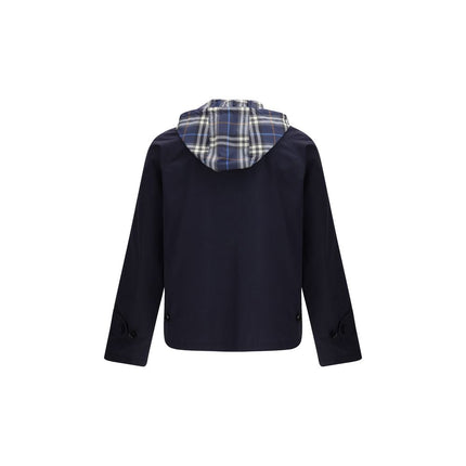 Burberry Blue Polyester Rain Coat