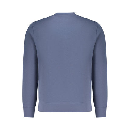 North Sails Blue Cotton Men Sweatshirt
