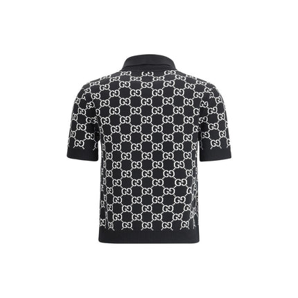 Gucci Black Wool Oves Aries Dress Shirt