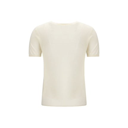Lisa Yang White Cashmere T-Shirt