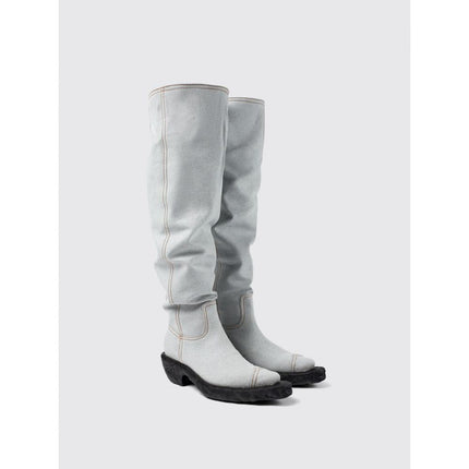 Camperlab Blue Denim And Rubber Ankle Boots