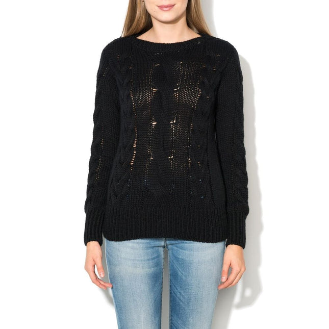 Gas Black Wool Sweatshirt