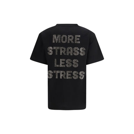 PINKO Black Cotton T-Shirt