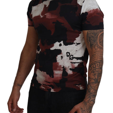 Dolce & Gabbana Multicolor Tie Dye Cotton Crew Neck T-shirt