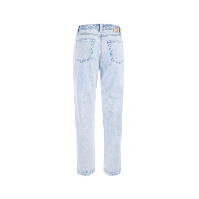 Yes Zee Blue Cotton Boyfriend Jeans