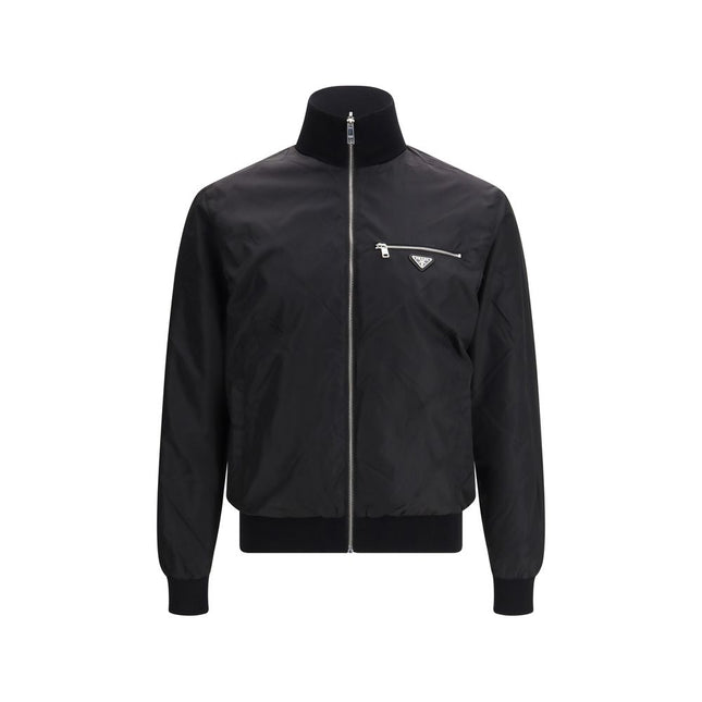 Prada Black Wool Oves Aries Jacket