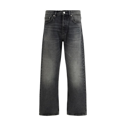 Sunflower Black Cotton Relaxed Fit Jeans