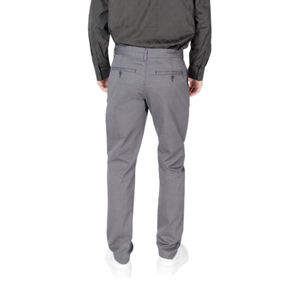 Armani Exchange Blue Cotton Skinny Pants