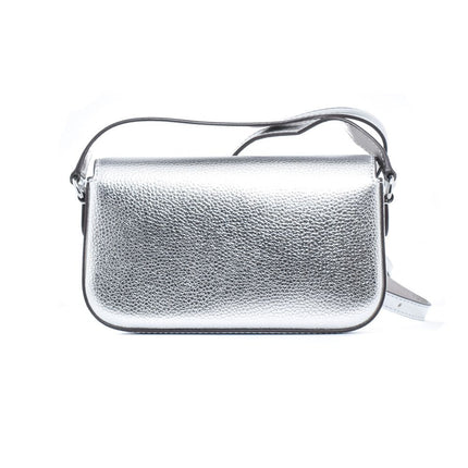 Michael Kors Gray Leather Shoulder Bag