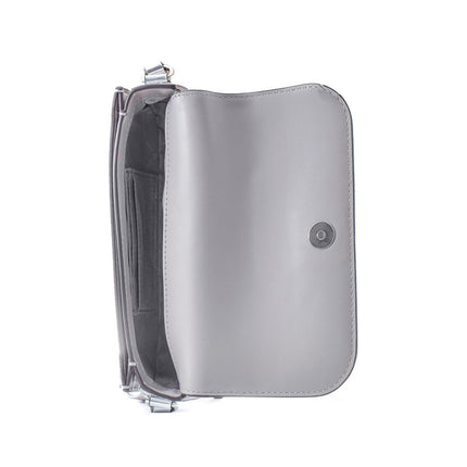 Michael Kors Gray Leather Shoulder Bag