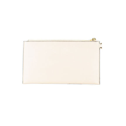 Michael Kors Beige Leather Clutch Bag