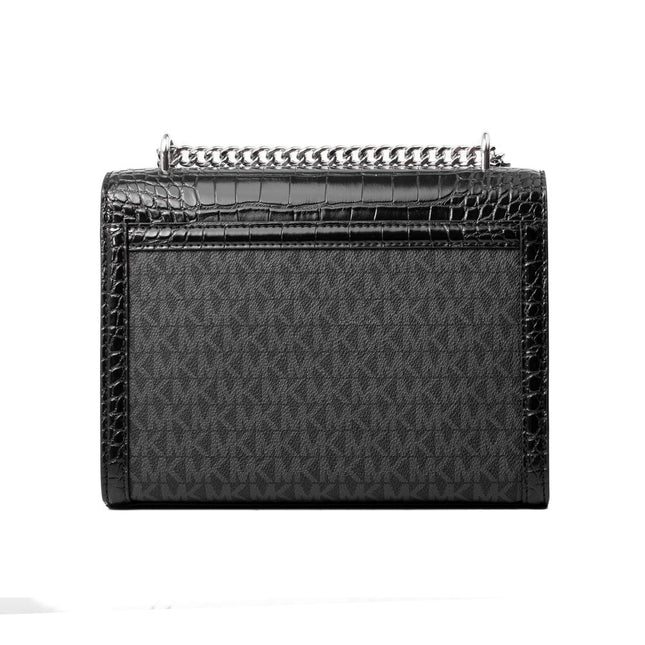 Michael Kors Black Canvas Crossbody Bag