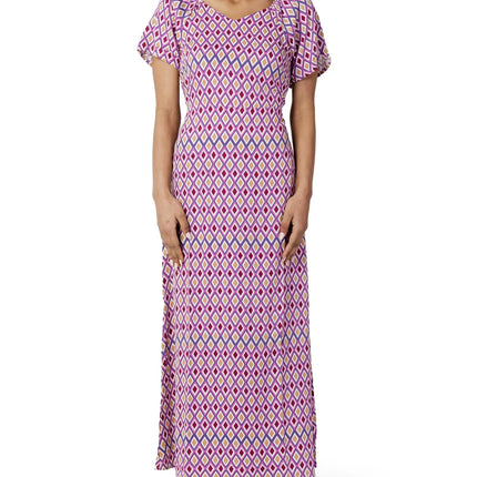 Only Purple Viscose Casual Dress
