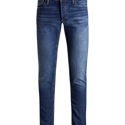 Jack & Jones Blue Cotton Slim Fit Jeans