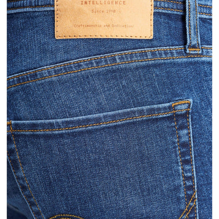 Jack & Jones Blue Cotton Slim Fit Jeans