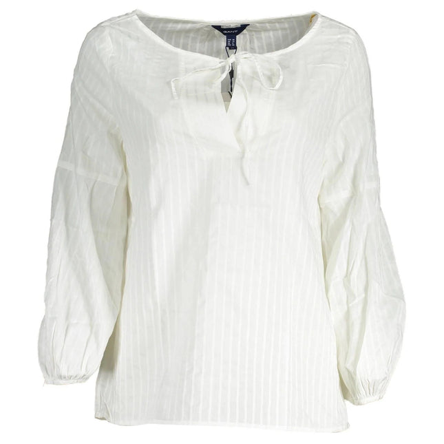 Gant White Cotton Blouse