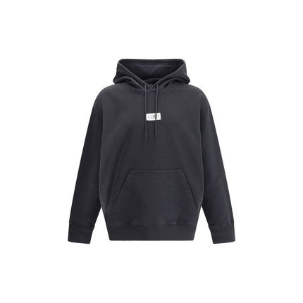 MM6 Black Cotton Sweatshirt