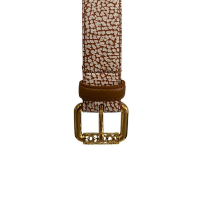 Borbonese Brown Leather Women Belt