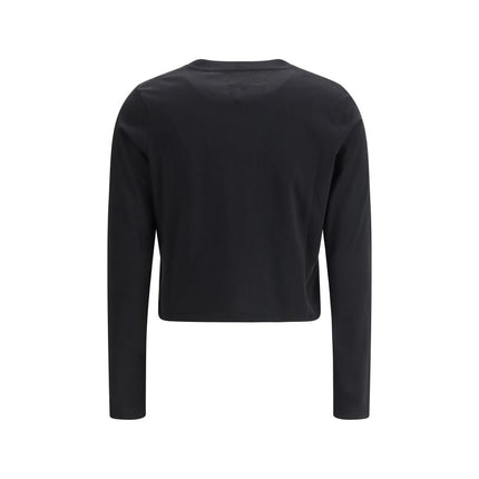 Loulou De Saison Black Cotton Long Sleeve T-Shirt
