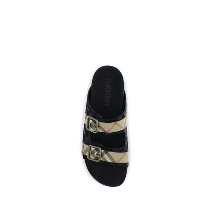 Burberry Multicolor Rubber Flat Sandals