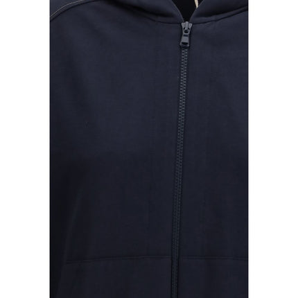 Brunello Cucinelli Blue Cotton Sweatshirt