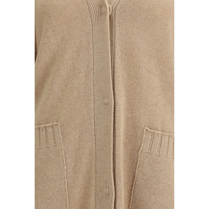 Fabiana Filippi Beige Wool Cardigan