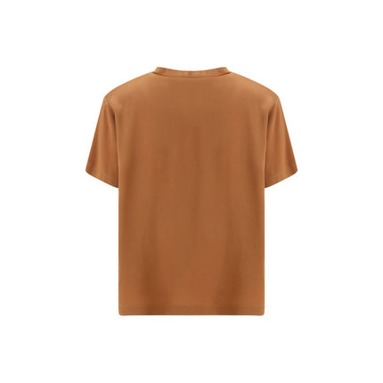 Fabiana Filippi Beige Viscose T-Shirt
