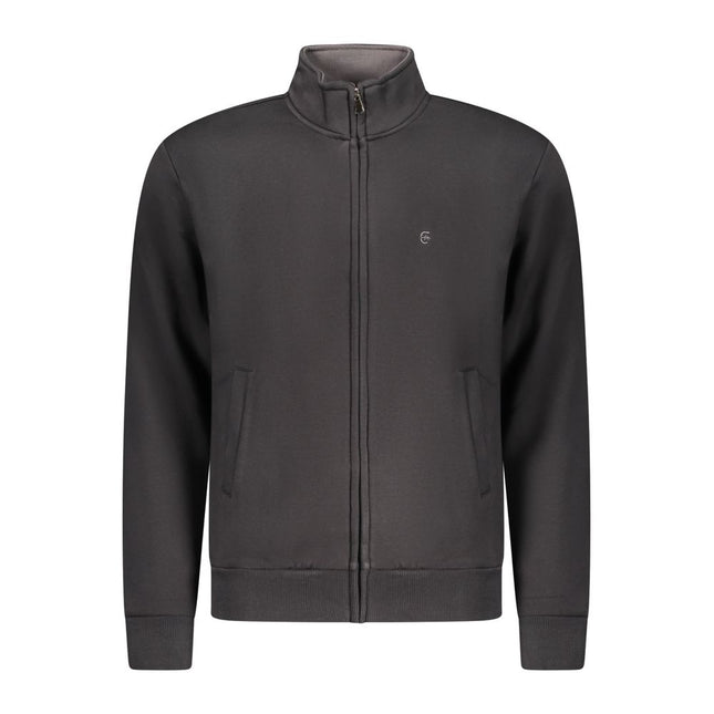 Coveri Moving Black Cotton Men Sweatshirt