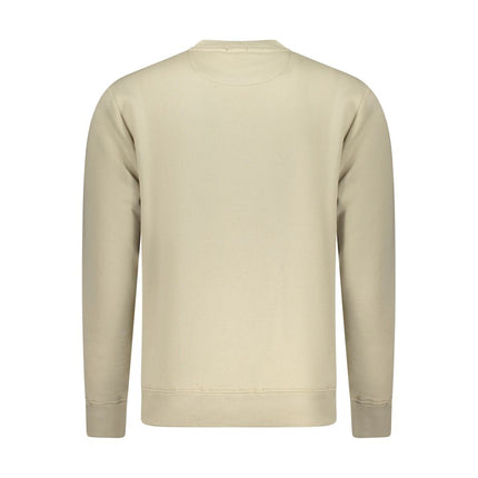 Coveri Moving Beige Cotton Men's Sweatshirt