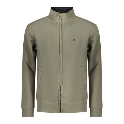 Coveri Moving Verde Cotton Men Sweatshirt