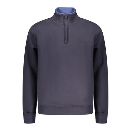 Coveri Moving Blue Cotton Men Sweatshirt