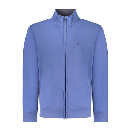 Coveri Moving Blu Cotton Men Sweatshirt