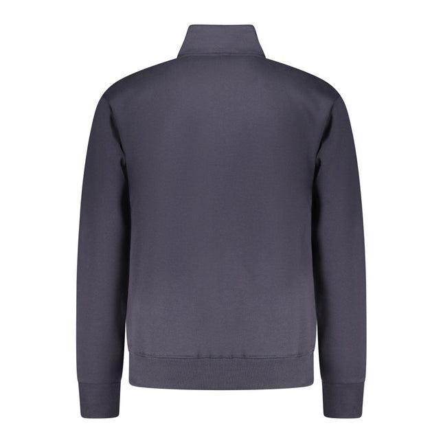 Coveri Moving Blue Cotton Men Sweatshirt